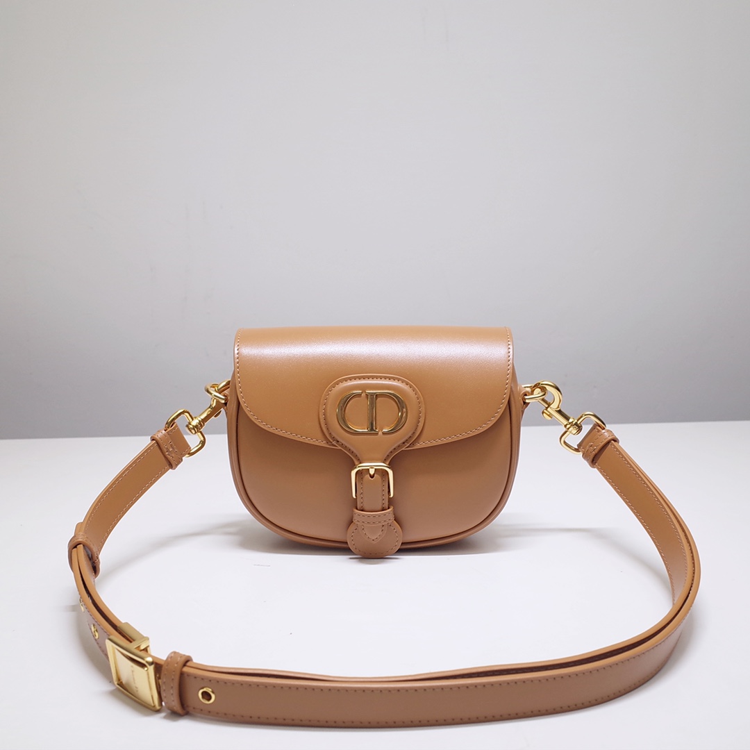 Mini Dior Bobby Bag Caramel Box Calfskin